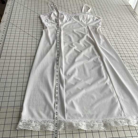 Vintage Sears The Doesnt Slip white slip, size tall 36 - Picture 7 of 10
